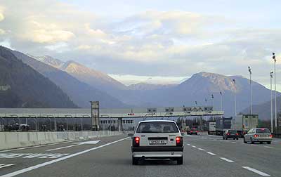 Border-crossing Brenner-motorway A-I Border-crossing Brenner-motorway A-I