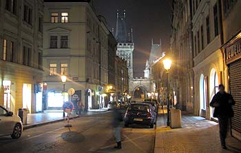 Prague in the dark. (novala) Prague in the dark. (novala)