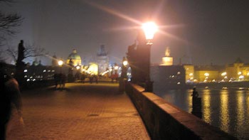 Prague in the dark. (novala) Prague in the dark. (novala)
