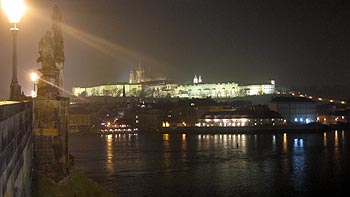 Prague in the dark. (novala) Prague in the dark. (novala)