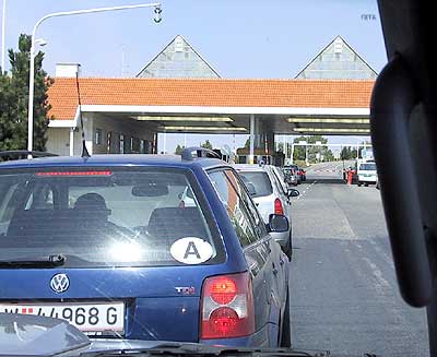 Border-crossing Drasenhofen A-CZ Border-crossing Drasenhofen A-CZ