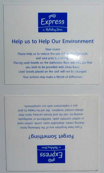 Sign in hotel. (novala) Sign in hotel. (novala)