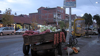 Tractor with vegetables. (novala) Tractor with vegetables. (novala)