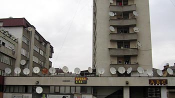 Satellite dishes. (novala) Satellite dishes. (novala)
