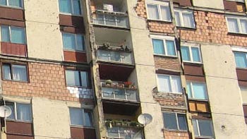 Building in Sarajevo. (novala)